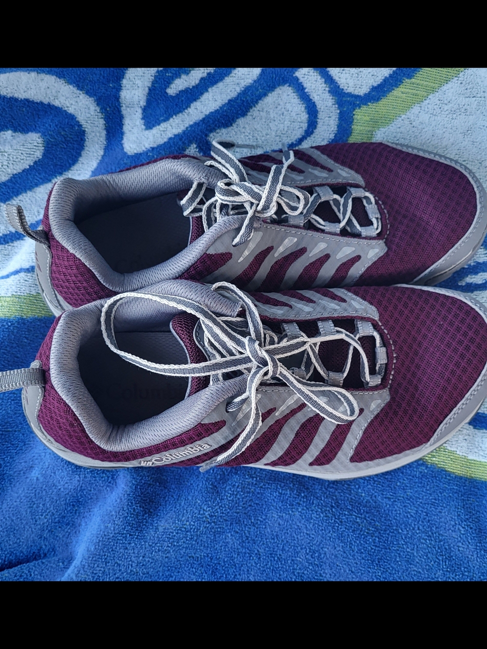 Columbia Women’s Lightweight Purple Trail Sneakers - Picture 2 of 7